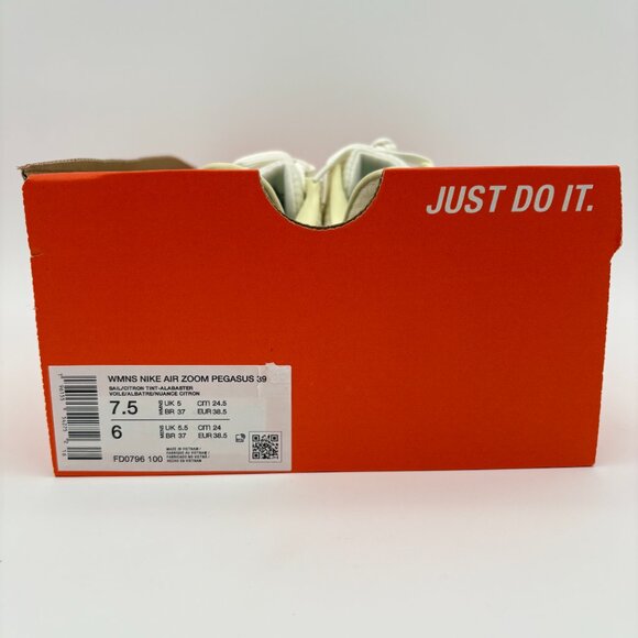 NIB Womens Nike 7.5 Sail Color Air Zoom Pegasus 39 Running Walking Sneakers NWT - Picture 8 of 8